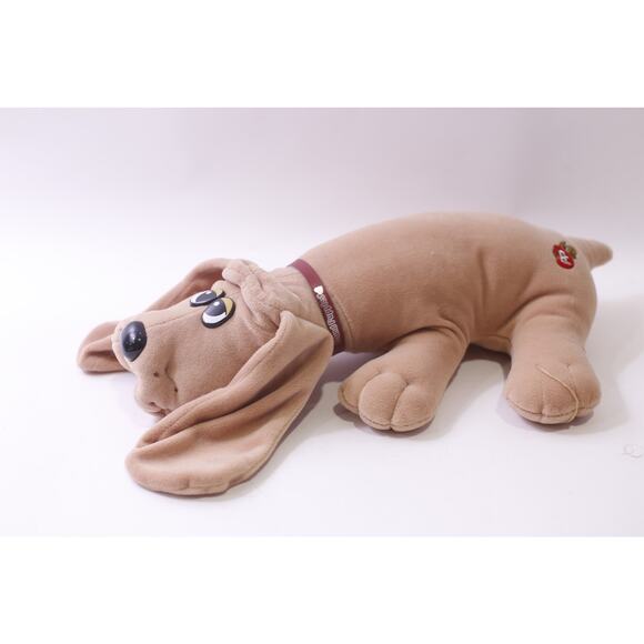 Pound Puppies Plush, Light Brown, 18", Dog, Lying Down Soft Toy ~ 251013-WH 1373 - Picture 1 of 3